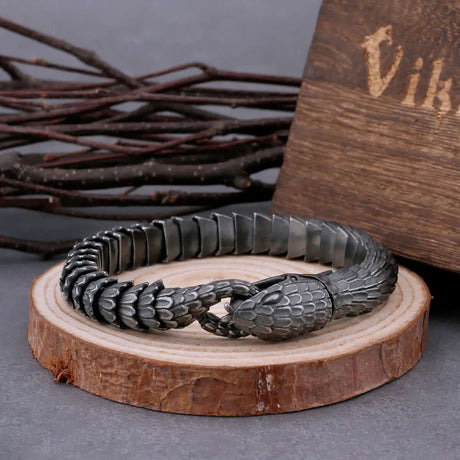 Ouroboros Jormungandr Bracelet-Tales of Valhalla