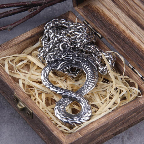 Ouroboros Viking Necklace-Tales of Valhalla