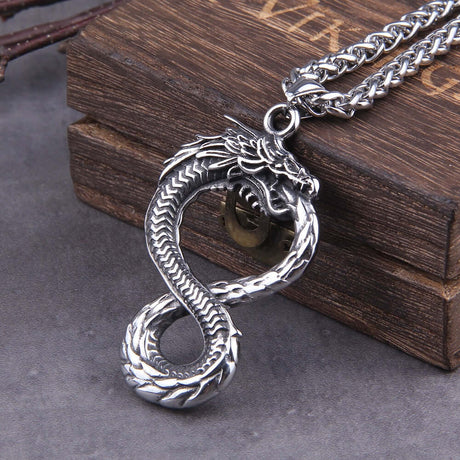 Ouroboros Viking Necklace-Tales of Valhalla