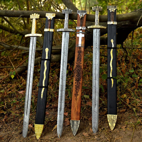 The Valhalla Wooden Damascus Sword-Tales of Valhalla