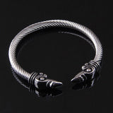 Raven Head Torc Bracelet