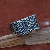 Raven Viking Ring