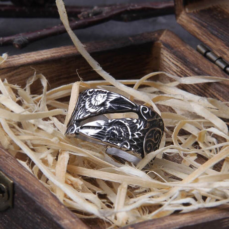 Raven Viking Ring-Tales of Valhalla