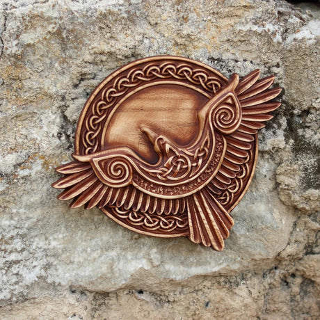 Raven Wooden Panel-Tales of Valhalla