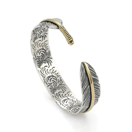 Ravens Feather Cuff Bracelet-Tales of Valhalla