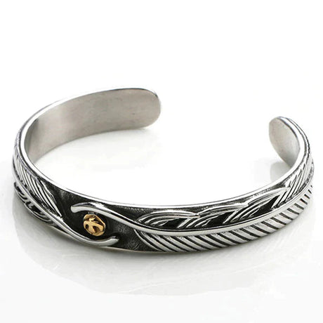 Ravens Feather Cuff Bracelet-Tales of Valhalla