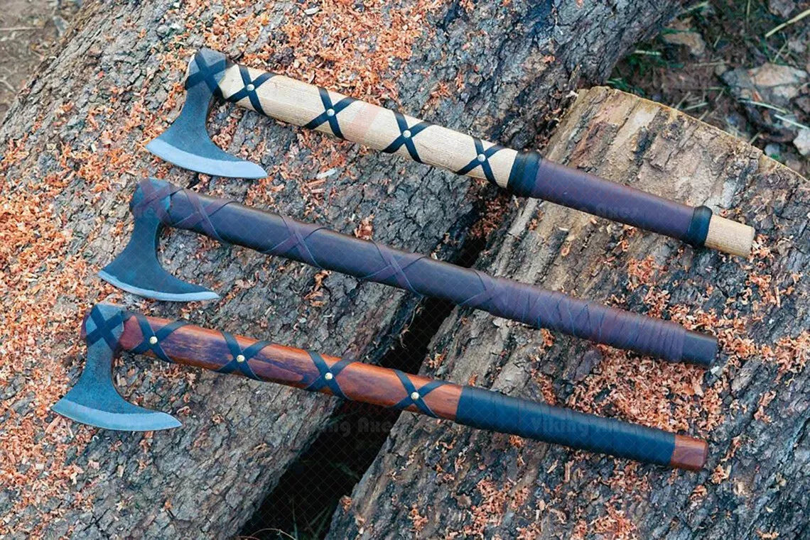 Set of 3 Ragnar Viking Axes