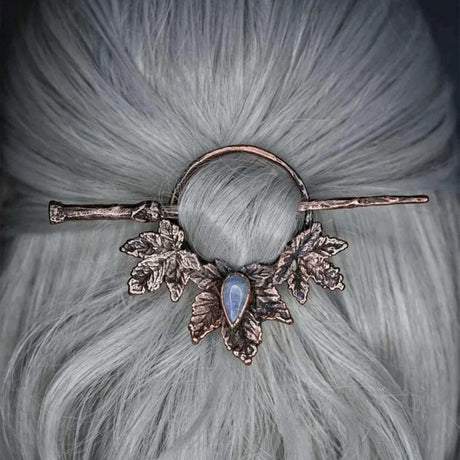 Shieldmaiden Blue Stone Hairpin-Tales of Valhalla