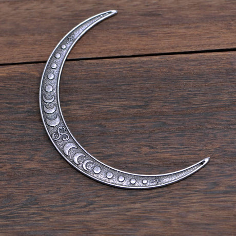 Shieldmaiden Crescent Moon Hair Stick Set