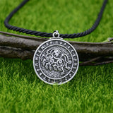 Sleipnir and Runes Necklace