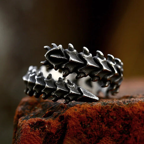 Spine of Jormungandr Norse Ring-Tales of Valhalla