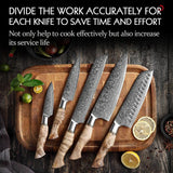 Sycamore Mosaic 5pcs Chef Knife Set