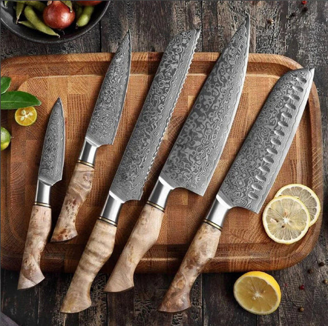 Sycamore Mosaic 5pcs Chef Knife Set