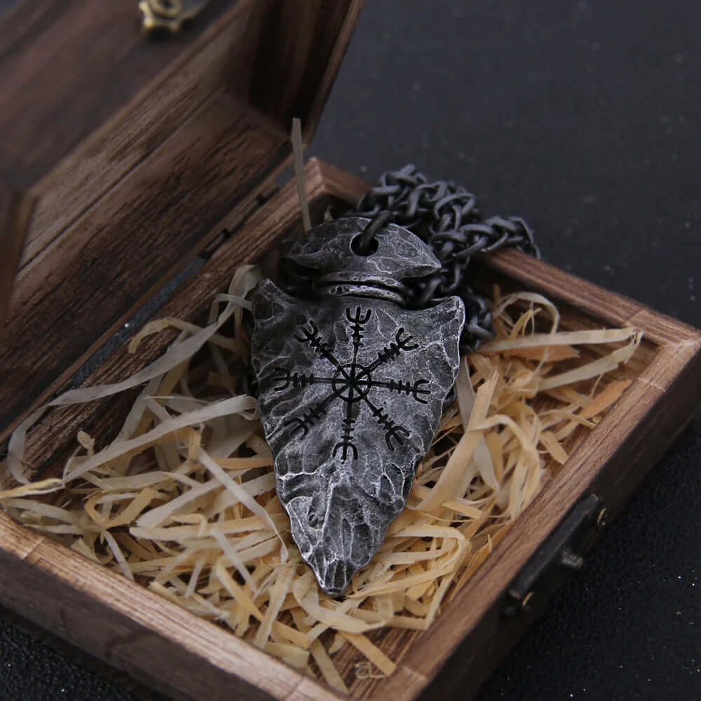 The Helm of Awe Viking Necklace