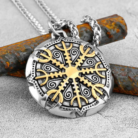 Alchemy AEGISHJALMUR Helm of Awe Necklace | Boutique - Boutique Alchemy AEGISHJALMUR Helm of Awe Necklace | Boutique - Boutique