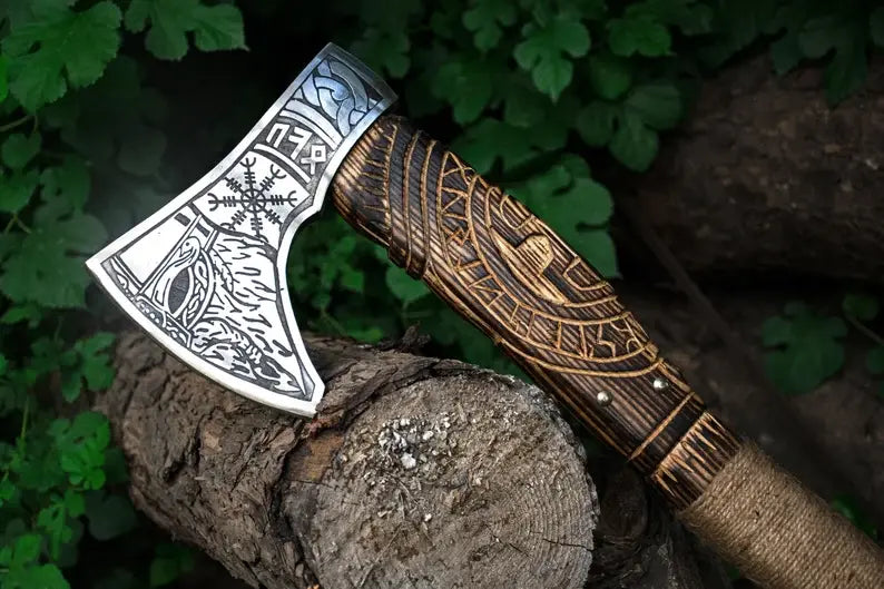 The Norse Symbols Battle Axe