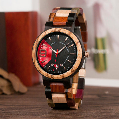 The Norse Viking Wood Watch