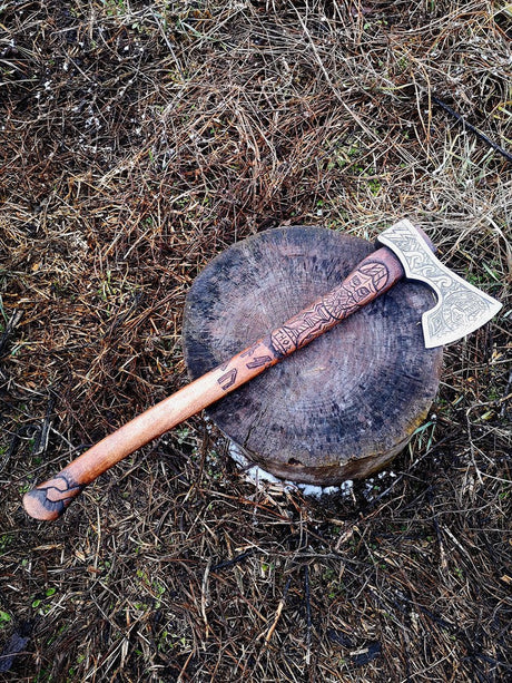 Thor Engraved Axe