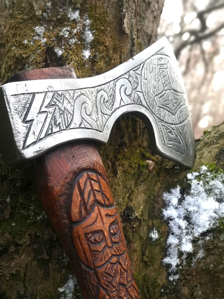 Thor Engraved Axe