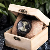 Thor's Hammer Mjolnir Wooden Watch