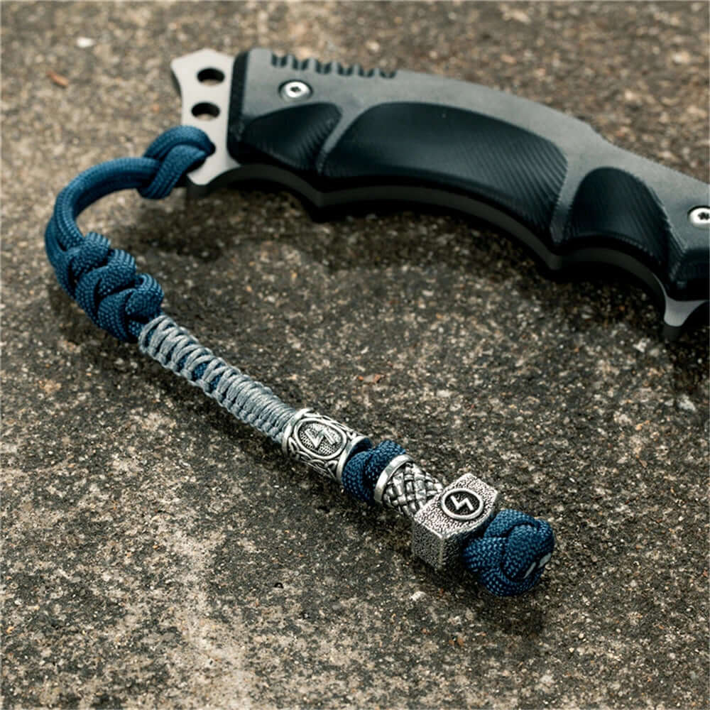 Thor's Hammer Paracord Keychain