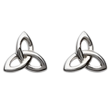 Trinity Celtic 925 Sterling Silver Stud Earrings