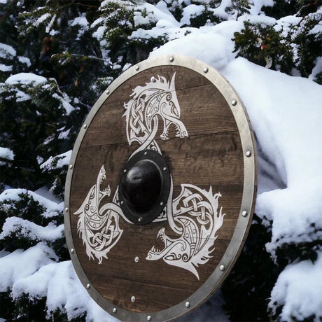 Triple Wolf Shield-Tales of Valhalla