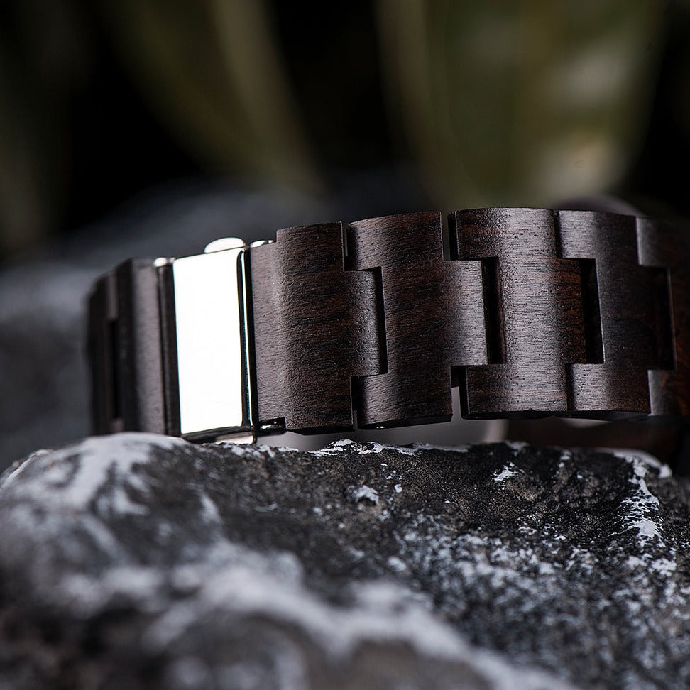 Triple of Odin Wooden Viking Watch