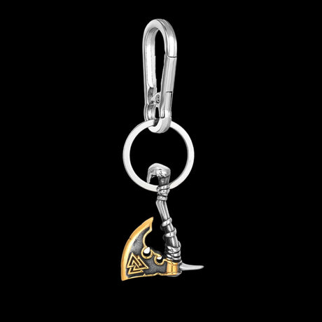 Valknut Axe Keychain-Tales of Valhalla