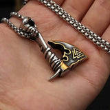 Valknut Axe Retro Pendant Necklace