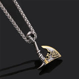 Valknut Axe Retro Pendant Necklace