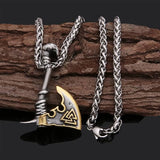 Valknut Axe Retro Pendant Necklace