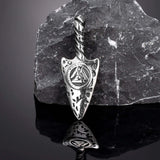 Valknut Spear Necklace