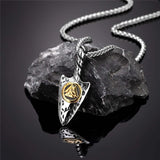 Valknut Spear Necklace