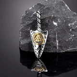 Valknut Spear Necklace