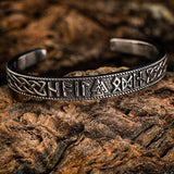 Valknut and Runes Arm Ring