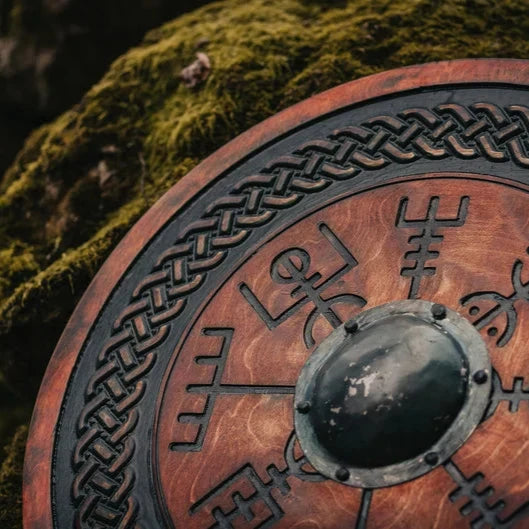 Vegvisir Wooden Shield