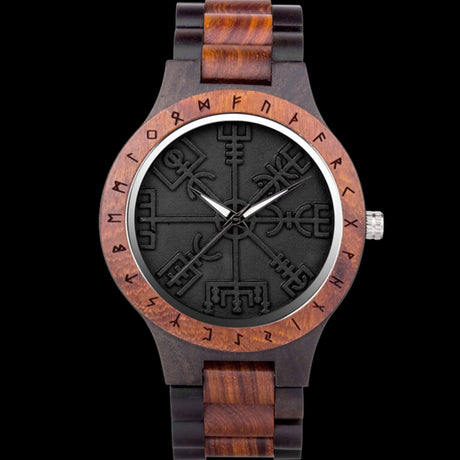 Vegvisir Wooden Watch-Tales of Valhalla