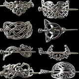 Viking Celtic Hair Clips Set