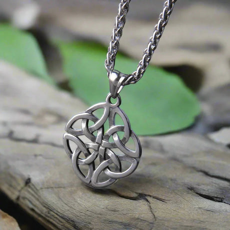 Viking Celtic Knot Necklace Stainless Steel-Tales of Valhalla