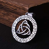 Viking Celtic Knot Rune Amulet Pendant Necklace