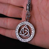 Viking Celtic Knot Rune Amulet Pendant Necklace