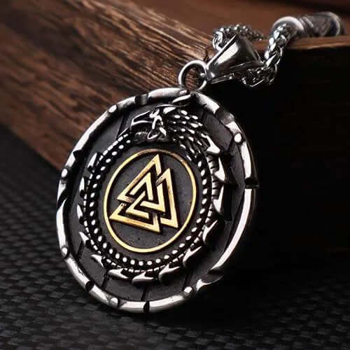 Viking Dragon Amulet Pendant-Tales of Valhalla