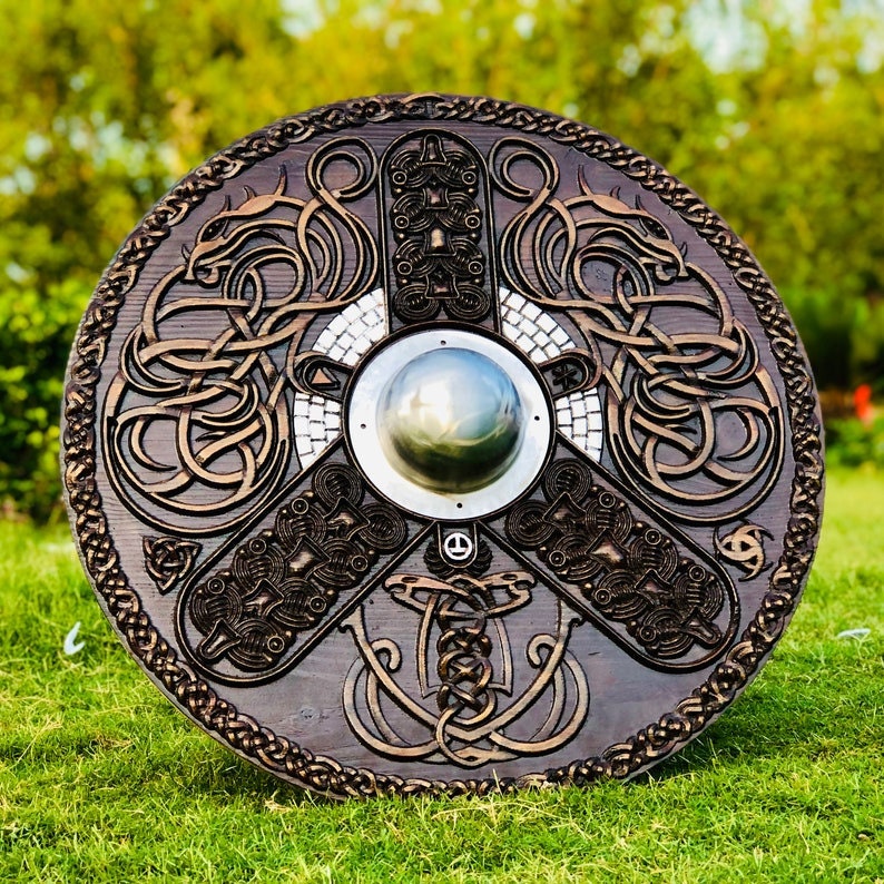 Viking Dragons Shield