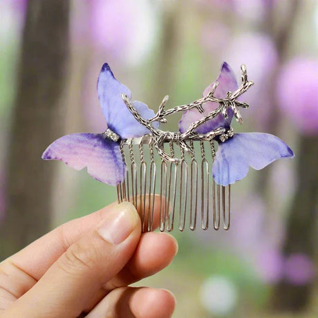 Viking Forest Goddess Freyja Butterfly Hair Comb