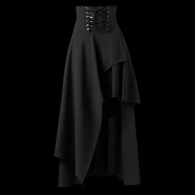 Viking High Waist Long Skirt