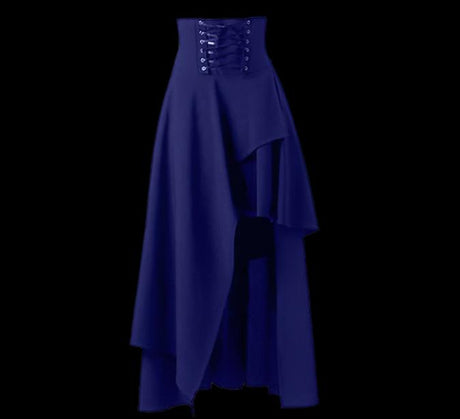 Viking High Waist Long Skirt