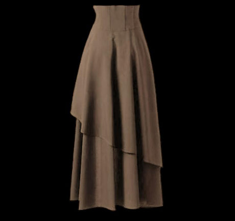 Viking High Waist Long Skirt-Tales of Valhalla