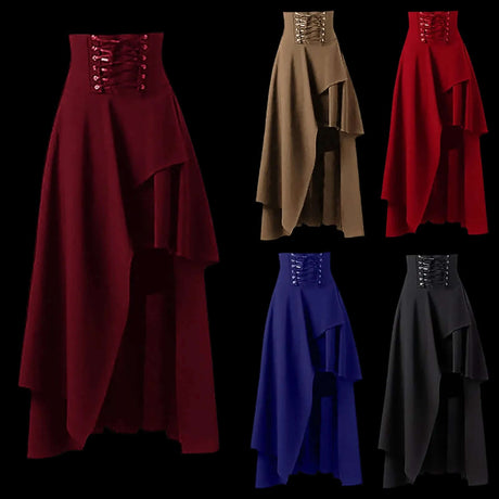 Viking High Waist Long Skirt-Tales of Valhalla