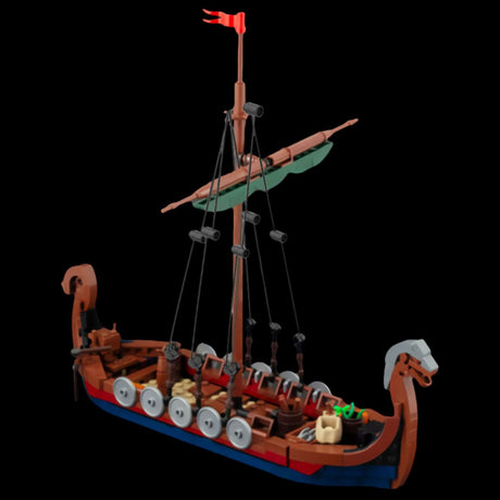 Viking Longship Building Blocks